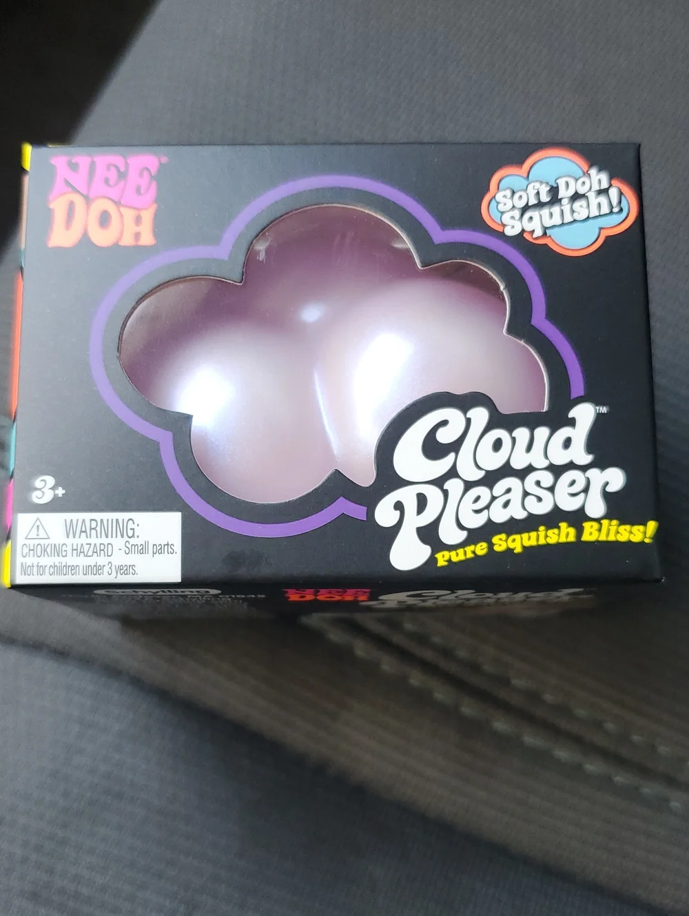 Nee Doh Cloud Pleaser Pink Squish Toy - Soft Doh Squish